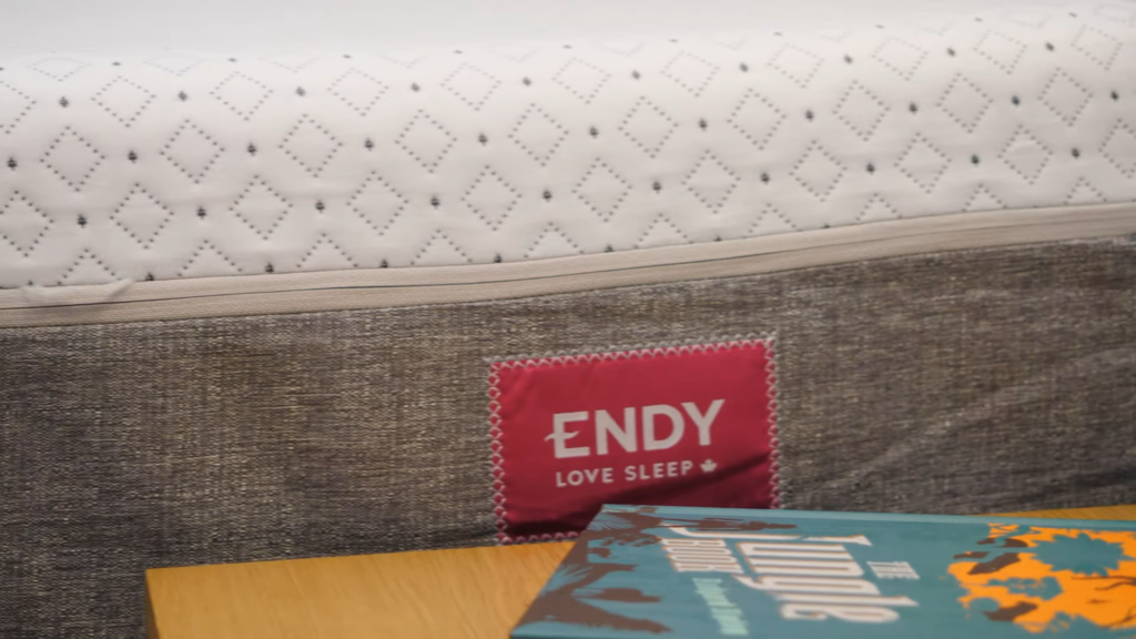 matelas endy zoom étiquette